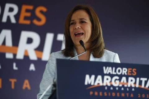 April 2, 2018 - EUM20180402POL02.JPG.CIUDAD DE MEXICO, Elections Elecciones Zavala.- La manana de este lunes 2 de abril de 2018, Margarita Zavala, candidata independiente a la Presidencia dela Republica, realiza una conferencia de prensa en su casa de campana en la Ciudad de Mexico. Foto: Agencia EL UNIVERSAL Yadin Xolalpa RDB.  - ZUMAu78_ 20180402_zaf_u78_008 Copyright: xYadinxXolalpaxElxUniversalx