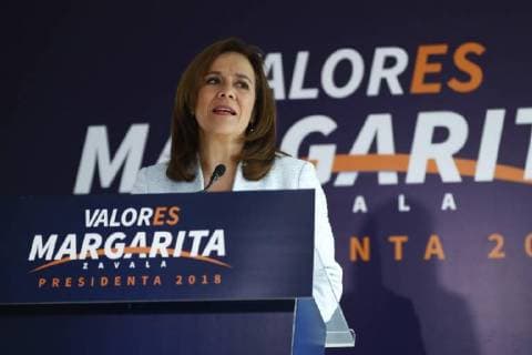 April 2, 2018 - EUM20180402POL04.JPG.CIUDAD DE MEXICO, Elections Elecciones Zavala.- La manana de este lunes 2 de abril de 2018, Margarita Zavala, candidata independiente a la Presidencia dela Republica, realiza una conferencia de prensa en su casa de campana en la Ciudad de Mexico. Foto: Agencia EL UNIVERSAL Yadin Xolalpa RDB.  - ZUMAu78_ 20180402_zaf_u78_010 Copyright: xYadinxXolalpaxElxUniversalx
