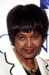 WINNIE MADIKIZELA-MANDELA OLS (born Nomzamo Winifred Zanyiwe Madikizela; 26 September 1936 - 2 April 2018), commonly known as WINNIE MANDELA, was a South African anti-apartheid activist and politician. She held several government positions, including as Deputy Minister of Arts, Culture, Science and Technology. A member of the African National Congress (ANC) party, she served on the ANC™s National Executive Committee and headed its Women s League. She was married to anti-apartheid activist Nelson Mandela for 38 years and had two children together. When Nelson Mandela was imprisoned in 1963, she became his public face during the 27 years he spent in jail, and rose to prominence within the domestic anti-apartheid movement. The Truth and Reconciliation Commission established by her husband™s government to investigate past human rights abu  - ZUMA 19960101_mda_g49_157 Copyright: xGlobexPhotosx