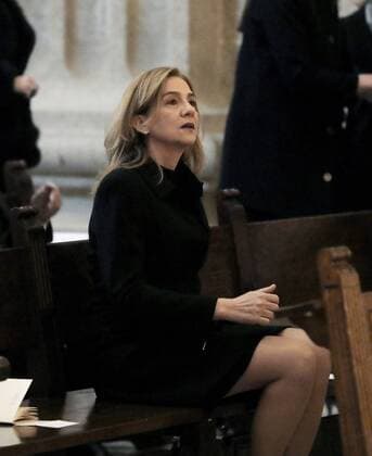 April 3, 2018 - El Escorial, Madrid, Spain - King Felipe VI of Spain, Queen Letizia of Spain, King Juan Carlos of Spain, Queen Sofia of Spain, Princess Elena, Princess Cristina attend Mass commemorating the 25th anniversary of the death of His Royal Highness the Count of Barcelona Juan of Borbon at Royal Monastery of San Lorenzo de El Escorialon April 3, 2018 in El Escorial, Spain El Escorial Spain  - ZUMAg15_ 20180403_zaf_g15_008 Copyright: xJackxAbuinx