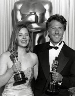 OSCARS. Bester Hauptdarsteller. Preisträger 1981-1990 Jodie Foster, Dustin Hoffman, 61st Annual Academy Awards (1989) File Reference 33536_883THA For Editorial Use Only - All Rights Reserved Hollywood CA USA  Copyright: xCinemaxPublishersxCollection ThexHollywoodxArchivex 33536_883THA