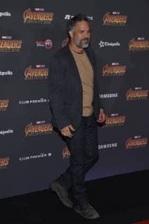 Avengers: Infinity War Pressetermin in Mexiko-Stadt April 5, 2018 - Mexico City, Mexico - Actor Mark Ruffalo is seen attending at black carpet of the film screening Event to promote Avengers: Infinity War At Cinepolis Parque Toreo on April 05, 2018 in Mexico City, Mexico Mexico City Mexico - ZUMAs197 20180405_zaa_s197_091 Copyright: xCarlosxTischlerx