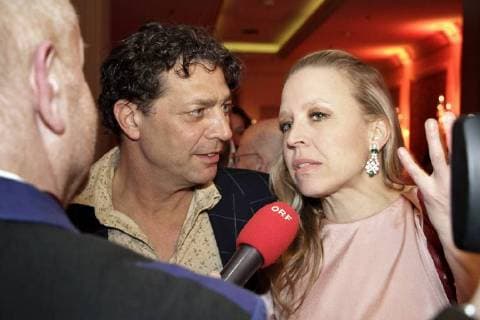 Gregor Bloeb and Nina Proll at the Romy 2018 Academy Awards Ceremony at the Grand Hotel Wien 05 04 2018 Foto:xB.xLoschanx xFuturexImage