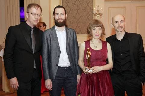 Michael Kitzberger and Wolfgang Widerhofer with directors at the Romy 2018 Academy Awards Ceremony at the Grand Hotel Wien 05 04 2018 Foto:xB.xLoschanx xFuturexImage