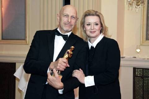 Tomas Erhart and Petra Morze at the Romy 2018 Academy Awards Ceremony at the Grand Hotel Wien 05 04 2018 Foto:xB.xLoschanx xFuturexImage