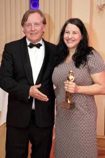 Peter Jiru and Henriette Lippold at the Romy 2018 Academy Awards Ceremony at the Grand Hotel Wien 05 04 2018 Foto:xB.xLoschanx xFuturexImage