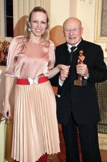 Nina Proll and Volker Schlöndorff at the Romy 2018 Academy Awards Ceremony at the Grand Hotel Wien 05 04 2018 Foto:xB.xLoschanx xFuturexImage