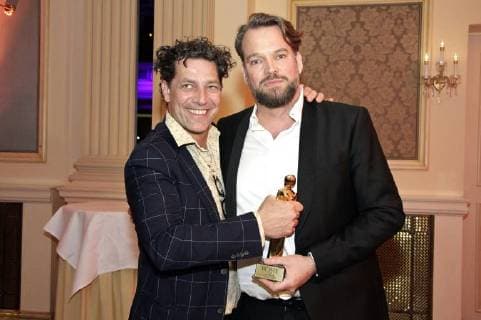 Gregor Bloeb and Lars Montag at the Romy 2018 Academy Awards Ceremony at the Grand Hotel Wien 05 04 2018 Foto:xB.xLoschanx xFuturexImage