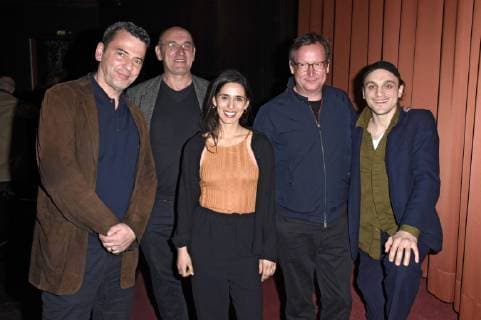 Christian Petzold Hans Fromm Maryam Zaree Matthias Brandt and Franz Rogowski at the preview of the movie Transit at the City Cinema Munich 05 04 2018 Foto:xP.xSchönbergerx xFuturexImage