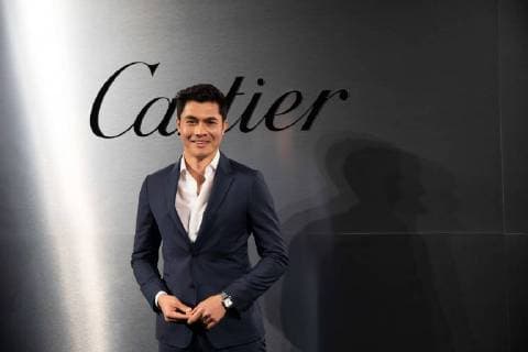 April 5, 2018 - San Francisco, California, U.S - Actor HENRY GOLDING arrives on the red carpet for the Santos de Cartier Watch Launch at Pier 48 on April 5, 2018 in San Francisco, California San Francisco U.S. - ZUMAc208 20180405_zap_c208_118 Copyright: xGregxChowx