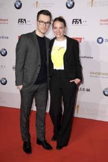 Tobias Wiemann with wife Jytte Merle Böhrnsen at the nominee evening for the German Film Prize 2018 at the BMW Haus am Kurfürstendamm Berlin 07 04 2018 Foto:xS.xGabschx xFuturexImage