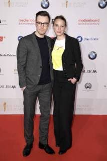 Tobias Wiemann with wife Jytte Merle Böhrnsen at the nominee evening for the German Film Prize 2018 at the BMW Haus am Kurfürstendamm Berlin 07 04 2018 Foto:xS.xGabschx xFuturexImage