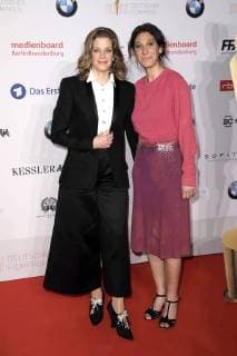 Marie Bäumer and Emily Atef at the nominee evening for the German Film Prize 2018 at the BMW Haus am Kurfürstendamm Berlin 07 04 2018 Foto:xS.xGabschx xFuturexImage
