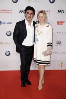 Shan Rahimkhan with wife Claudia at the nominee evening for the German Film Award 2018 at the BMW Haus am Kurfürstendamm Berlin 07 04 2018 Foto:xS.xGabschx xFuturexImage