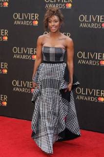 English singer Alexandra Burke attends The Olivier Awards 2018 with Mastercard at Royal Albert Hall in London. APRIL 8th 2018  MESx18970