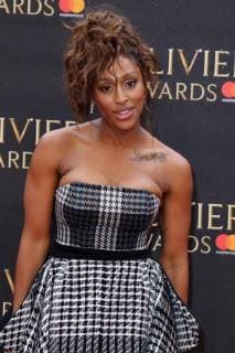 English singer Alexandra Burke attends The Olivier Awards 2018 with Mastercard at Royal Albert Hall in London. APRIL 8th 2018  MESx18970