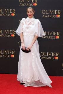 German actress Laura Pradelska attends The Olivier Awards 2018 with Mastercard at Royal Albert Hall in London. APRIL 8th 2018  MESx18970