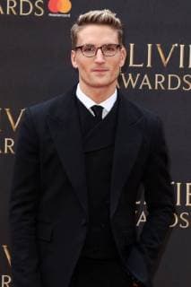British television personality Ollie Locke attends The Olivier Awards 2018 with Mastercard at Royal Albert Hall in London. APRIL 8th 2018  MESx18970