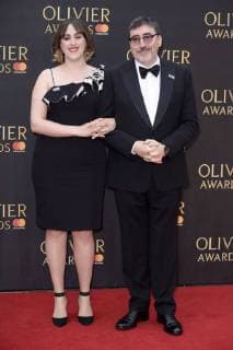 Alfred Molina with daughter at the presentation of the Olivier Awards 2018 at the Royal Albert Hall London 08 04 2018 Alfred Molina with daughter  Foto:xS.xVasx xFuturexImage