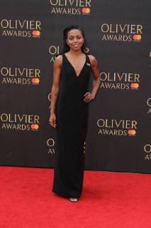 Adrienne Warren attends The Olivier Awards 2018 with Mastercard at Royal Albert Hall in London. APRIL 8th 2018  MESx18970
