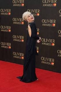 Tracie Bennett attends The Olivier Awards 2018 with Mastercard at Royal Albert Hall in London. APRIL 8th 2018  MESx18970