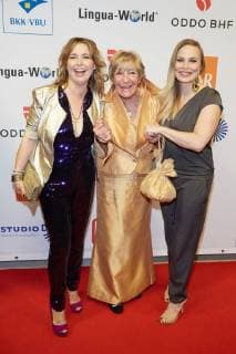Tina Ruland Heidi Hetzer and Regina Halmich Presentation of the 13th Victress Award 2018 in Berlin on 09 04 2018 13 Victress Awards Gala 2018