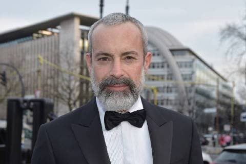 Gedeon Burkhard at the 13 Victress Award iGALA n the UDK University of Arts in Berlin on 09 04 2018