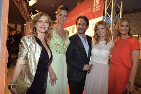 Tina Ruland Katrin Wrobel Falk Willy Wild Eva Imhof Kerstin Linnartz at the 13 Victress Award iGALA n the UDK University of Arts in Berlin on 09 04 2018