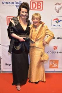 Sonja Fusati Heidi Hetzer at the 13 Victress Award iGALA n the UDK University of Arts in Berlin on 09 04 2018