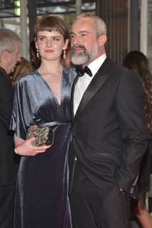 Gedeon Burkhard with girlfriend Marie Allen at the 13 Victress Award iGALA n the UDK University of Arts in Berlin on 09 04 2018