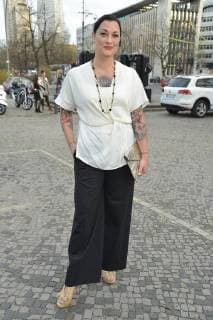 Lina Van de Mars at the 13 Victress Award iGALA n the UDK University of Arts in Berlin on 09 04 2018