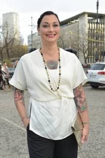 Lina Van de Mars at the 13 Victress Award iGALA n the UDK University of Arts in Berlin on 09 04 2018