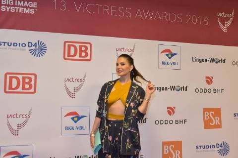 Dany Michalsky at the 13 Victress Award iGALA n the UDK University of Arts in Berlin on 09 04 2018