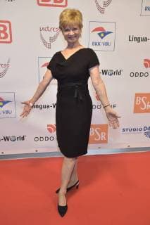 GDR figure skating Star Christine Errath Mother of Jenny Trettin at the 13 Victress Award iGALA n the UDK University of Arts in Berlin on 09 04 2018