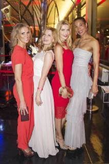 Kerstin Linnartz Eva Imhof Tanja Bülter and Annabelle Mandeng at the 13th ceremony of the Victress Awards 2018 at the Berlin University of the Arts 09 04 2018 Foto:xK.xWernerx xFuturexImage
