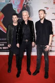 Michael Simon H P Baxxter and Phil Speiser Scooter at the 13th PRG Live Entertainment Award ceremony in the Festhalle Frankfurt Frankfurt am Main 09 04 2018 Foto:xS.xGabschx xFuturexImage