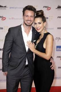 Sebastian Pannek and Clea Lacy Juhn at the 13th PRG Live Entertainment Award ceremony in the Festhalle Frankfurt Frankfurt am Main 09 04 2018 Foto:xS.xGabschx xFuturexImage