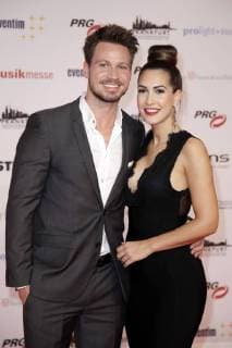 Sebastian Pannek and Clea Lacy Juhn at the 13th PRG Live Entertainment Award ceremony in the Festhalle Frankfurt Frankfurt am Main 09 04 2018 Foto:xS.xGabschx xFuturexImage