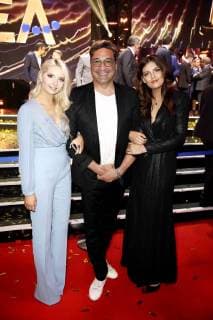 Anna Hiltrop Mousse T and Vanessa Fuchs at the 13th PRG Live Entertainment Award ceremony in the Festhalle Frankfurt Frankfurt am Main 09 04 2018 Foto:xS.xGabschx xFuturexImage