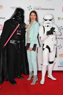 Eva Padberg German computer game prize 2018 in the coal bunker boiler house in Muenchen on 10 04 2018