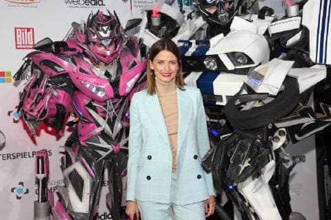 Eva Padberg German computer game prize 2018 in the coal bunker boiler house in Muenchen on 10 04 2018