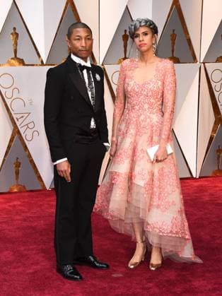Pharrell Williams and Mimi Valdes arriving at the 89th Annual Academy Awards in Hollywood, California - Feb 26, 2017 - Oscars 2017, Hollywood California United States Dolby Theatre  Copyright: xAFFx h_00399781
