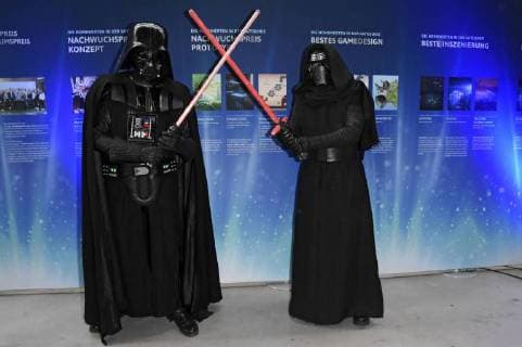 Cosplayer at the presentation of the German Computer Game Prize 2018 in the Kesselhaus Munich 10 04 2018 Foto:xP.xSchönbergerx xFuturexImage