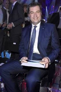 Markus Söder at the presentation of the German Computer Game Prize 2018 in the Kesselhaus Munich 10 04 2018 Foto:xP.xSchönbergerx xFuturexImage