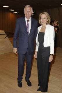 Ulrich Wickert with wife Julia Jäkel at the presentation of the Nannen Prize 2018 in the Elbphilharmonie Hamburg 11 04 2018 Foto:xgbrcix xFuturexImage