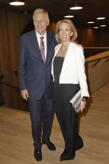 Ulrich Wickert with wife Julia Jäkel at the presentation of the Nannen Prize 2018 in the Elbphilharmonie Hamburg 11 04 2018 Foto:xgbrcix xFuturexImage