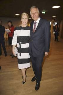 Judith Rakers and Ulrich Wickert at the presentation of the Nannen Prize 2018 in the Elbphilharmonie Hamburg 11 04 2018 Foto:xgbrcix xFuturexImage