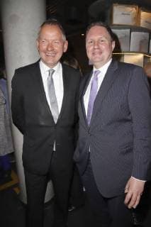 Lutz Marmor and Carsten Brosda at the presentation of the Nannen Prize 2018 in the Elbphilharmonie Hamburg 11 04 2018 Foto:xgbrcix xFuturexImage
