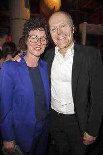 Ina Krug and Joja Wendt at the presentation of the Nannen Prize 2018 in the Elbphilharmonie Hamburg 11 04 2018 Foto:xgbrcix xFuturexImage