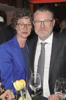 Christian Krug with his wife Ina at the presentation of the Nannen Prize 2018 in the Elbphilharmonie Hamburg 11 04 2018 Foto:xgbrcix xFuturexImage